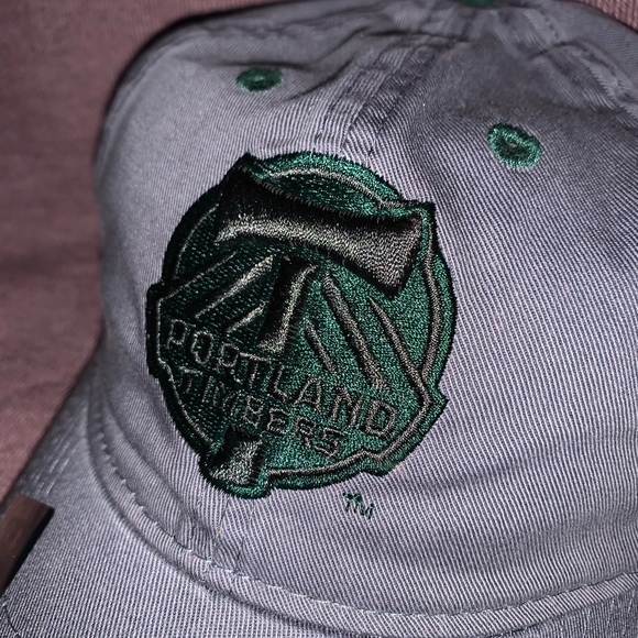 ⚽️🥅 Portland Timbers MLS Soccer Gray Adjustable Relaxed Fit Hat 🥅⚽️ - Picture 2 of 5